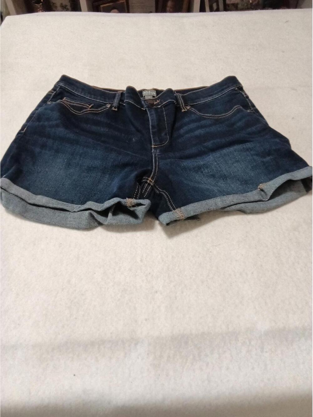Soho Dark Blue Denim Shorts Size 12